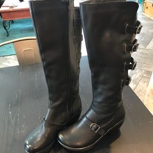 Tall leather boots Jambu Firery